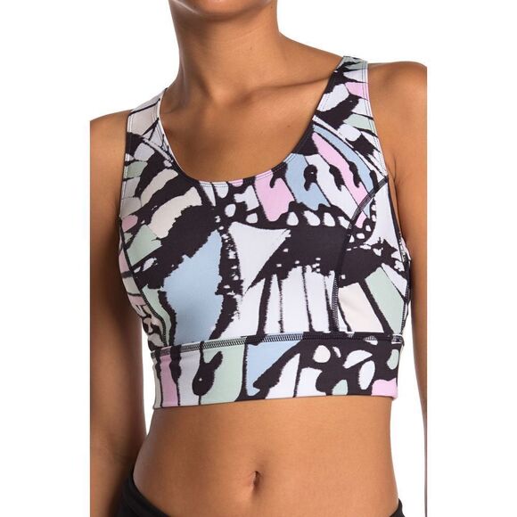 NWT! Free People Ashford Printed Synergy Crop in Butterfly Combo - Picture 3 of 3